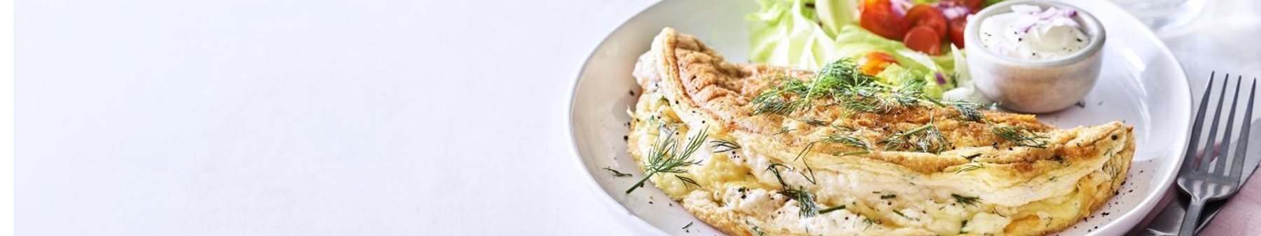 Omelet en uitsmijter bij Stadscafé Simons