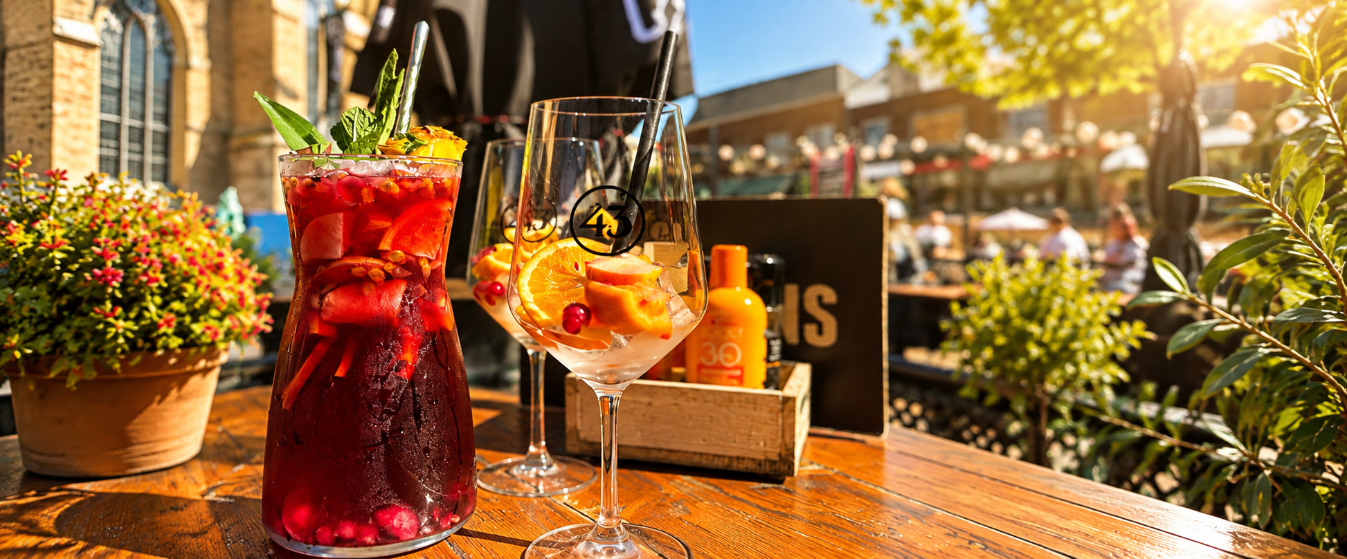 Sangria bij Stadscafé Simons